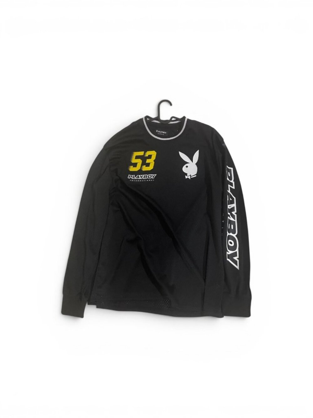Playboy International Black Yellow Jersey #53 Men’s Large